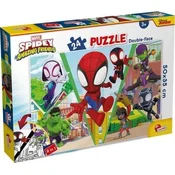 MARVEL puzzle 2u1, 24 dijelova, Spidey izazovi, Crvena