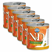 Farmina N&D dog Quail & Pumpkin can 6x285 g, 5+1 GRATIS