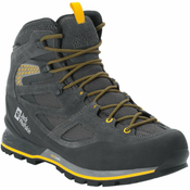 Jack Wolfskin Moške outdoor cipele Force Crest Texapore Mid M Black/Burly Yellow XT 45