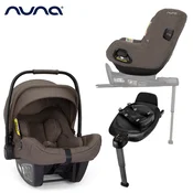 nuna modularni set otroški avtosedež pipa™ next + todl next™ chestnut + isofix baza next
