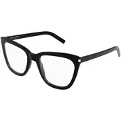 Saint Laurent SL548SLIMOPT 001 ONE SIZE (55) Črna/Kristalna