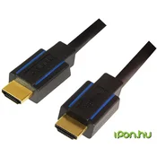 LOGILINK LogiLink HDMI priključni kabel HDMI-A  vtič\, HDMI-A  vtič 7.50 m črna CHB007  HDMI kabel, (20425696)