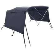 Vidaxl Bimini tenda s 3 loki in stranicami 183x(137-152)x137 cm