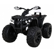 Mamido Otroški štirikolesnik na akumulator ATV Power 12V 14Ah 4x4 bel