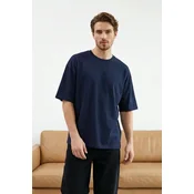 Trendyol Muška majica Tmnss22Ts0318, Tamnoplava