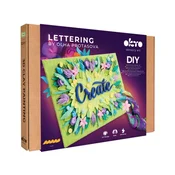 OKTO Lettering Umetniški set Slikanje z maso CREATE 30x40 cm