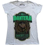 Pantera Snakebite XXX Label Heather Grey L Ženske Majica