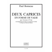 BONNEAU: DEUX CAPRICES EN FORME DE VALSE (KLARINET)