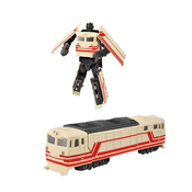 Kovinski robot razstavljiva lokomotiva bežna