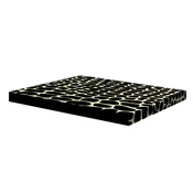 shumee Ortopedska vzmetnica za pse ORTO XXL 110×80×7 cm - krokodilji vzorec, spominska pena, vodoodporna prevleka, Bertoni