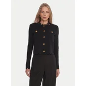 TWINSET Pletena jopica 252TP320A Črna Regular Fit
