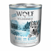 Little Wolf of Wilderness 6 x 800 g - Blue River Junior - piščanec & losos