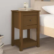 Nocni ormaric boja meda 40x35x61,5 cm od masivne borovine