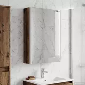 vidaXL Kopalniška ogledalna omara Star les 33 x 11,5 x 50 cm