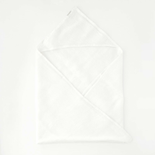 Otroška bela lanena brisača Linen Tales Waffle, 70x70 cm