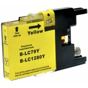 kartuša Brother LC1280XLY, rumena (yellow), alternativni