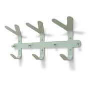 Prašno zelen jeklen stenski obešalnik 66 cm Frondo – Spinder Design