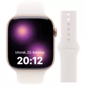 Apple Apple Watch Series 11 GPS 42mm Rose Gold AC, Light Blush Sport Band - S/M, (MEU04WFA)