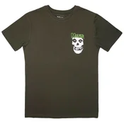 Misfits Mini Skull & Logo Green M Majica
