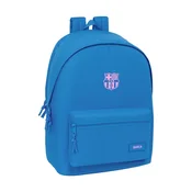Dvojni nahrbtnik za prenosnik Safta F.C. Barcelona 15,6 - moder, 44 cm + USB