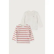 TOMMY HILFIGER Majica rdeča / bela