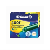 Refil patrona Pelikan 4001 TP/6, tamno zelena