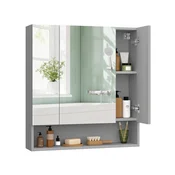 Songmics Kopalniška omarica 165x70x75 cm siva