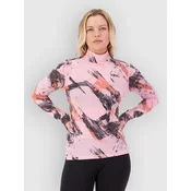 Mons Royale Cascade Merino Base Layer Top paintbrush pink