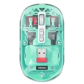 MEETION BTM005GN BEŽICNI BT PUNJIVI Miš, 2.4GHZ, ZELENI