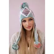 Womens cap with long ears Eunika K322 mint