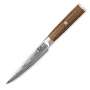 Univerzalni nož COCOBOLO JUICE WHITE DAMASCUS 13 cm, rjava, Dellinger