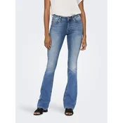ONLY Jeans hlače Blush 15245444 Modra Flared Fit