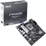 ASUS PRIME B860M-K LGA1851 mATX osnovna plošča - Intel B860, 2xDDR5, 2xM.2, 4xSATA, 2.5Gb LAN, 1xDP, 1xHDMI, Aura Sync - 90MB1JT0-M0EAY0