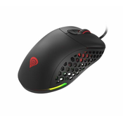 GENESIS XENON 800, Gaming Optical Mouse 200-16000 DPI, Maximum acceleration 50 G, OMRON Switches, RGB LED, 6 Buttons, USB, Black, Cable 1,8 m