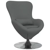 Jajolika fotelja Tamno siva 63 x 73 x 90 cm tkanina