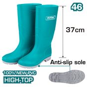 TOTAL Cizme, vel. 46