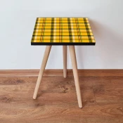 Hanah Home Klub sto Shp336, 35x42x35 cm, Žuti