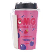 OMG BUBBLE TEA Malina sa bobicama borovnice, 270ml