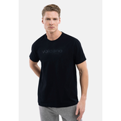 Volcano Mans T-Shirt T-Wit Navy Blue