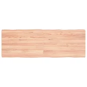 Stolna ploca svjetlosmeda 120x40x(2-4) cm obradena hrastovina