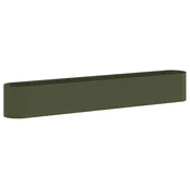 Vidaxl Povišana vrtna gredica Olivno zelena 280 x 40 x 40 cm