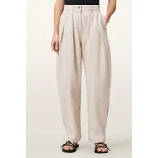 AllSaints baggy hlače ženske bombažne BECCA