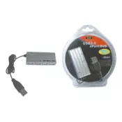 USB2.0 HUB 4 PORTA, Wiretek, Retail, Hang Pack