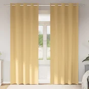 Zavjese za blackout s prstenovima 2 pcs Bež 260 x 140 cm
