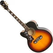 Epiphone J-200 EC LH Vintage Sunburst Elektro-akustična jumbo (Samo otvarano)