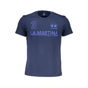 LA MARTINA Muška majica XMR310-JS206_BLU_07017, Teget