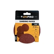 Enpro Brusni papir Sanding paper with Velcro 40/125, 3 pcs.