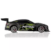 Overmax - RC drift avto na daljinsko upravljanje X-OVERSLIDE 1000 mAh črna/zelena