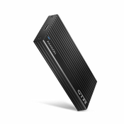 AXAGON EEM2-GTR, USB-C 3.2 Gen 2 - M.2 NVMe SSD kovinska škatla THIN RIB