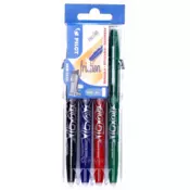 Pilot komplet rolerjev FRIXION BALL 0,7 (moder, črn, rdeč, zelen)